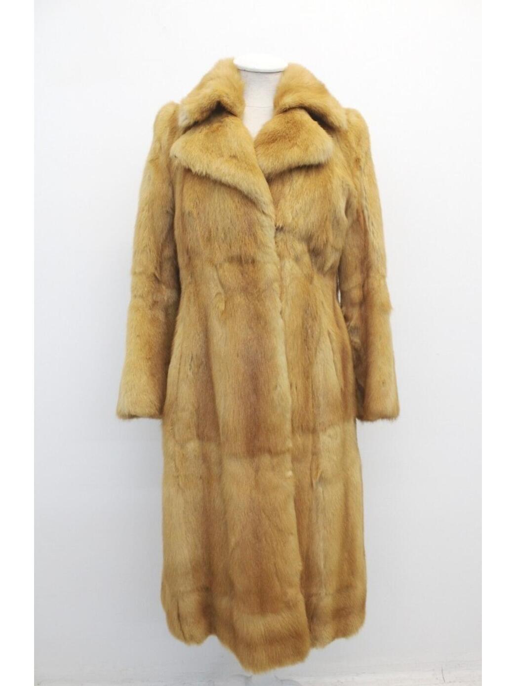 Scrap Item: Light Brown Kolinsky T Fur Coat Jacket Size N/A